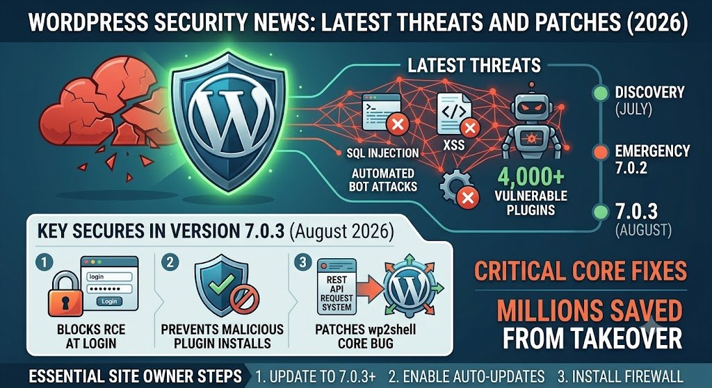 WordPress Security News: Latest Threats and Patches (2026)