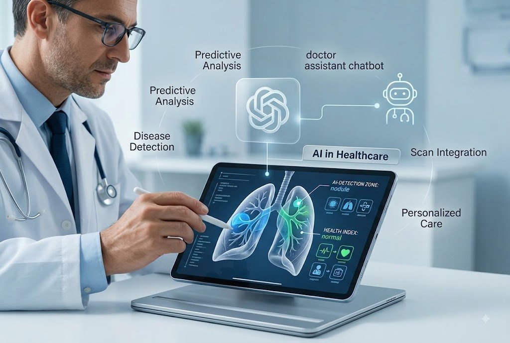 AI-powered tools now assist doctors in detecting diseases like cancer earlier