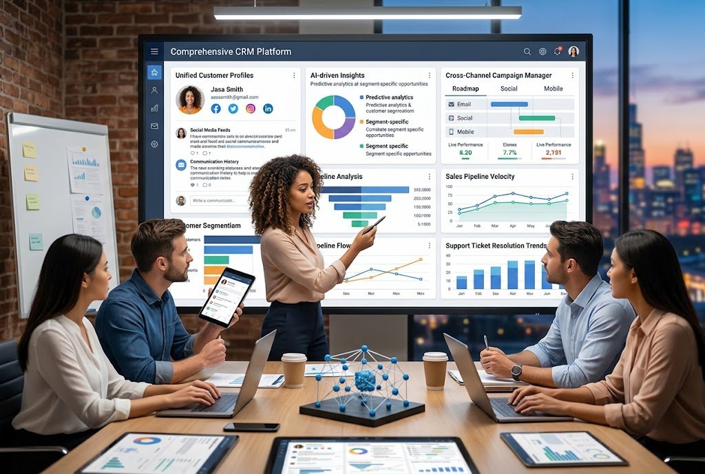  CRM tools, email marketing platforms, analytics setups.