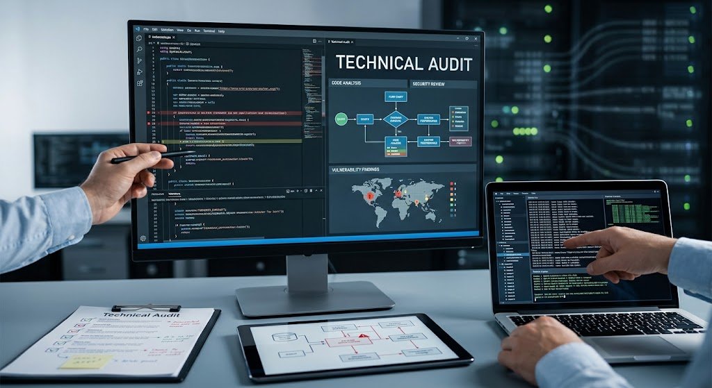 technical audit Before recommending anything,