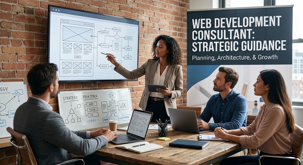 Web Development Consultant: What They Do, When to Hire One, and How to Choose the Right Fit (2026 Guide) A web development consultant advises businesses on the technical