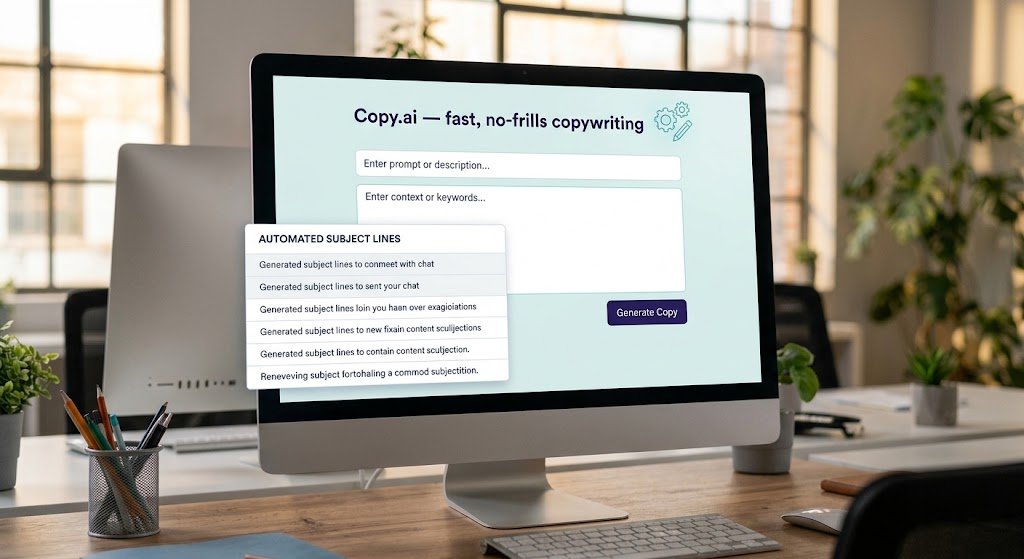 copy.ai — fast, no frills copywriting