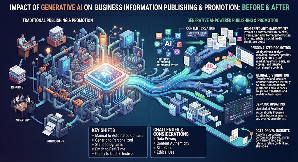 The impact of generative AI on business information publishing and promotion