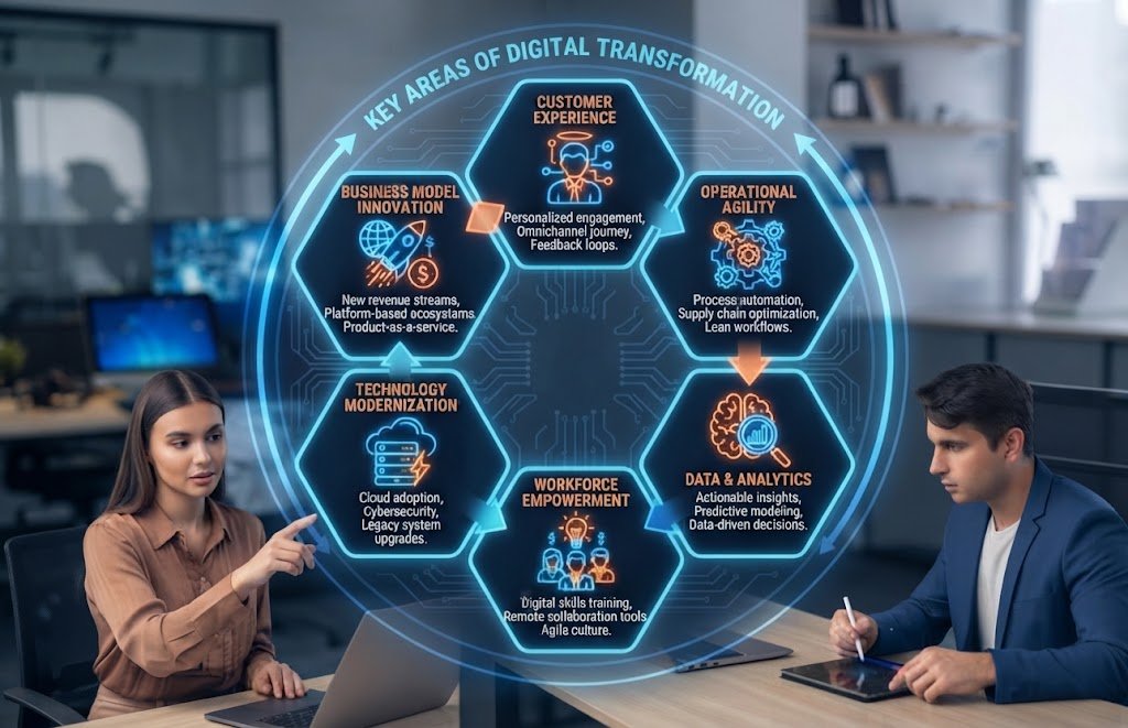 key areas of digital transformation