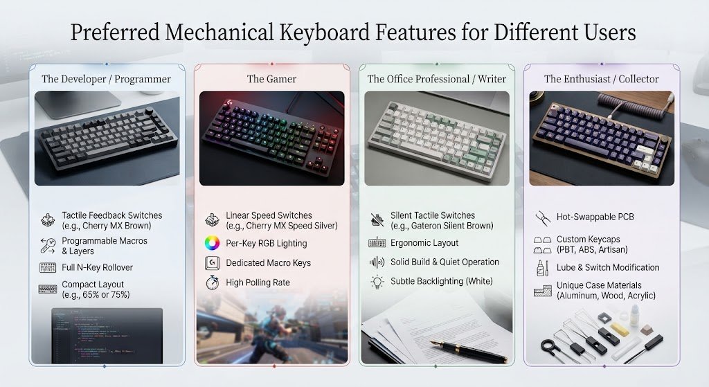 Best Mechanical Keyboard: Ultimate Guide to Powerful Features, Gaming & Smart Buying Different people have different priorities when choosing a keyboard