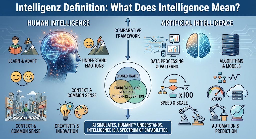 The phrase intelligenz definition refers to the meaning or definition of intelligence