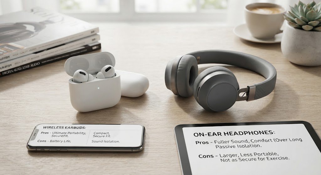 Best Wireless Earbuds for Android: Ultimate Guide to Features, Comfort & Buying Tips Lightweight on ear wireless headphones sit outside the ears instead of fitting directly inside the ear canal.