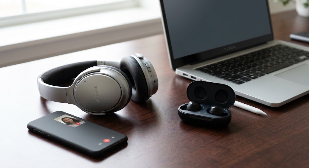 wireless headphones and earbuds